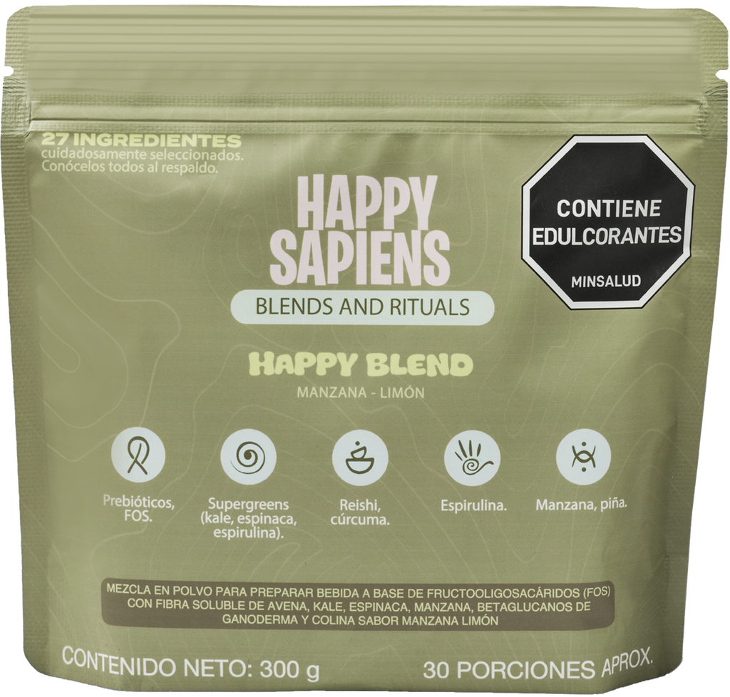 Kit inicio - Happy Blend 300 gr. + Termo + Batidor